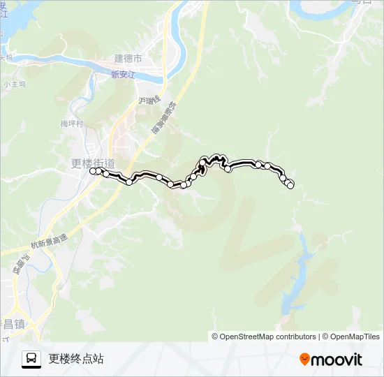 更楼-邓家 Bus Line Map