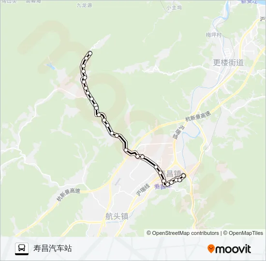 建德寿昌-澄源 Bus Line Map