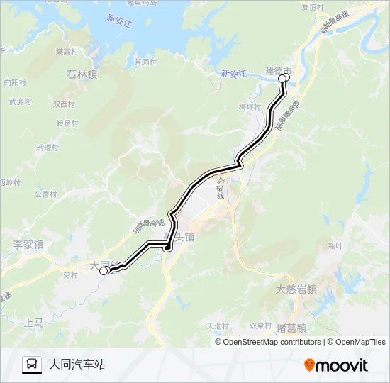 新大快线 Bus Line Map
