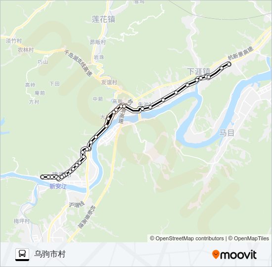 建德4路 bus Line Map