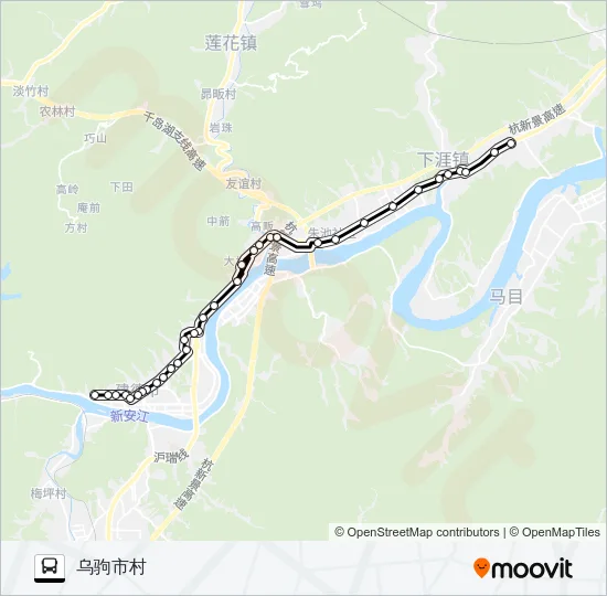 建德4路 Bus Line Map