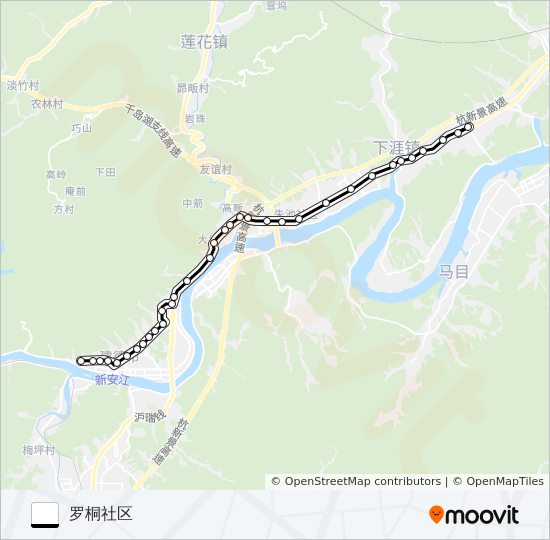 公交建德4路的线路图