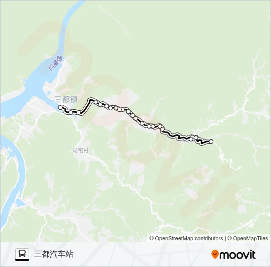 建德三都-大唐 Bus Line Map