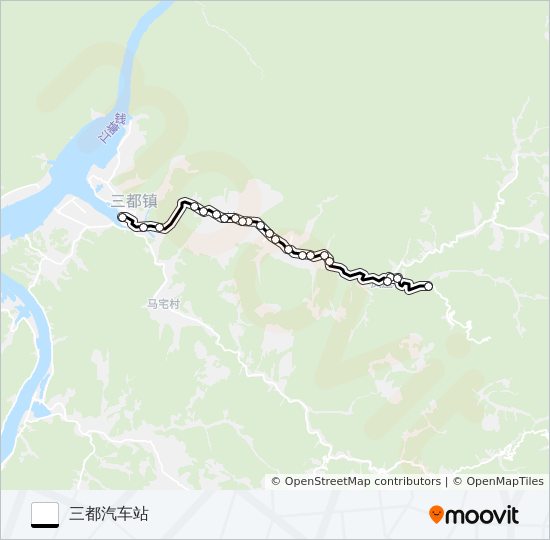 建德三都-大唐 bus Line Map