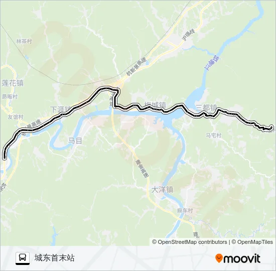 凤凰-新安江 Bus Line Map