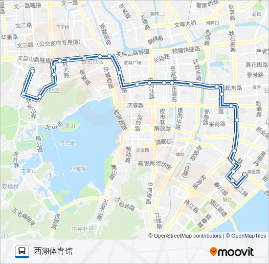 21路 Bus Line Map