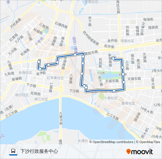 170路 bus Line Map