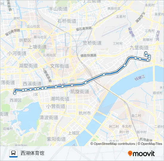 268路 Bus Line Map