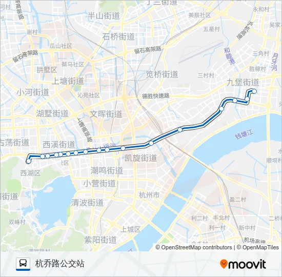 268路 Bus Line Map