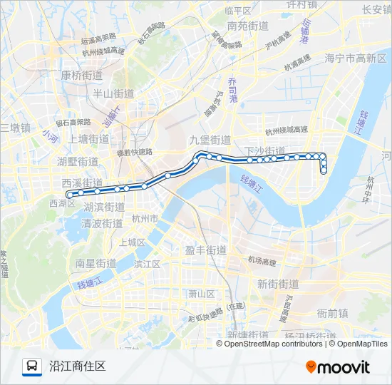 B1区间 Bus Line Map