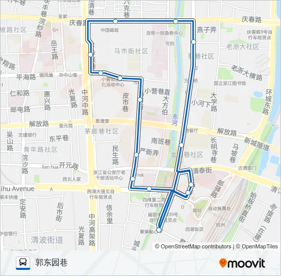 1002路 Bus Line Map