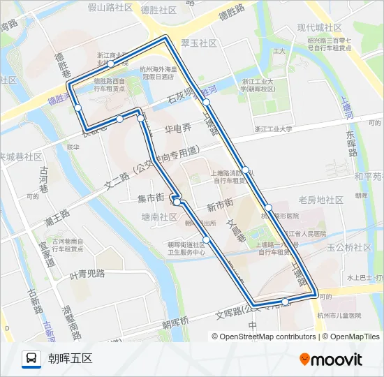 1004路 Bus Line Map