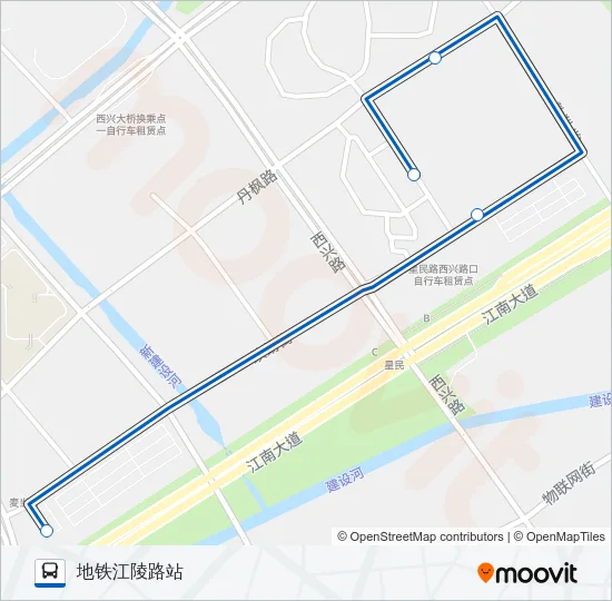 1505路 Bus Line Map