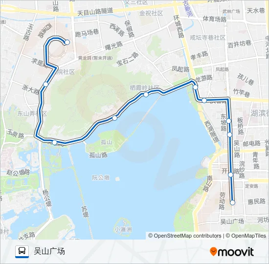 假日6线/J6线 Bus Line Map