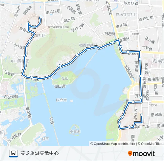假日6线/J6线 Bus Line Map