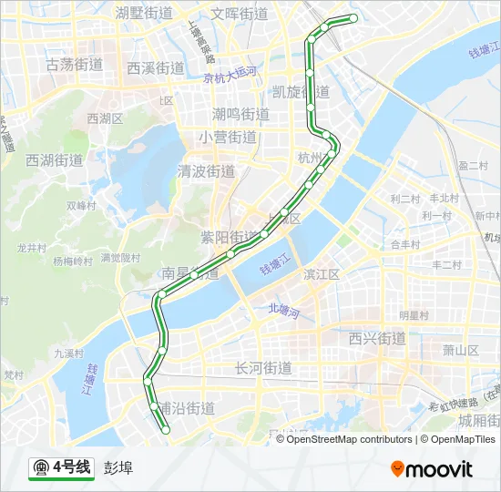 4号线 Metro Line Map