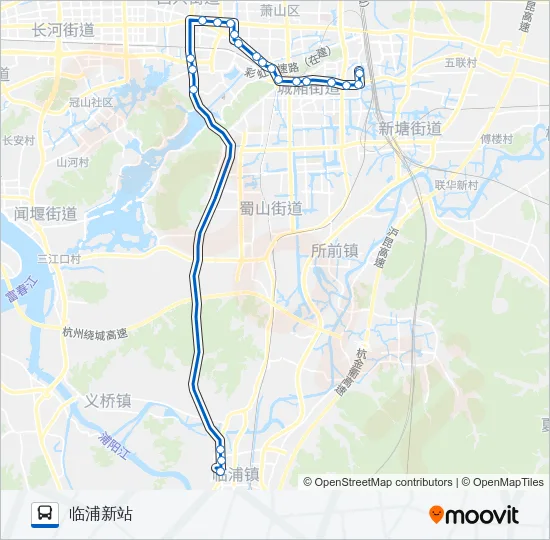 181路 Bus Line Map