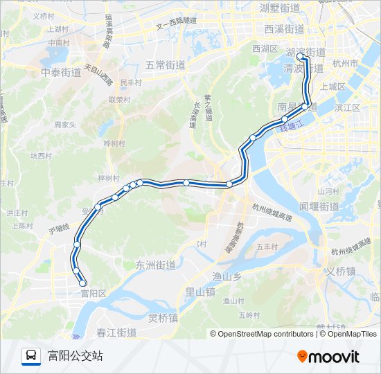 公交商务2号路的线路图