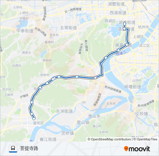 公交商务2号路的线路图