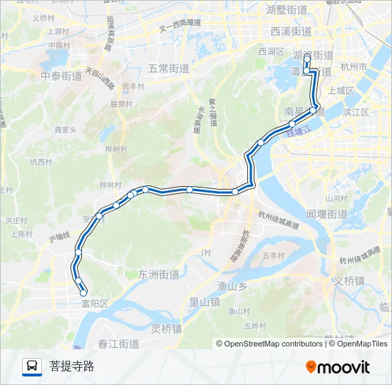 公交商务2号路的线路图