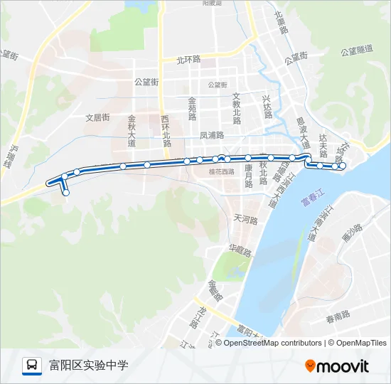 601路 Bus Line Map