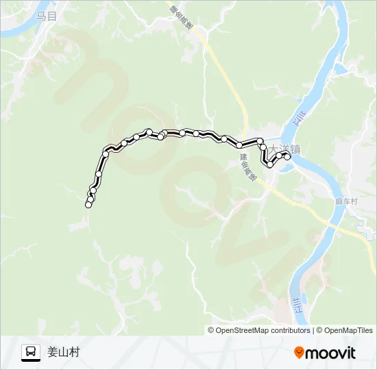 大洋-新源 Bus Line Map
