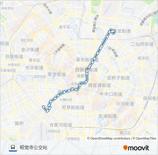 1路 Bus Line Map