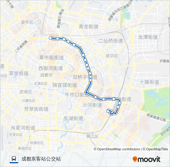 公交2路的线路图