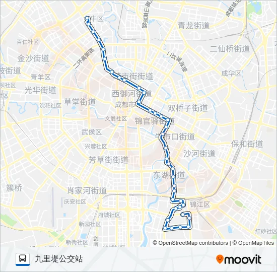 公交3路的线路图