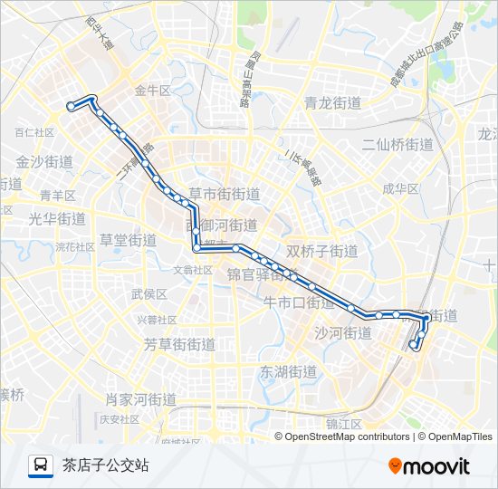 4路 bus Line Map