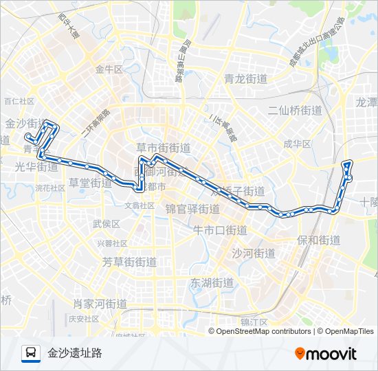 公交5路的线路图