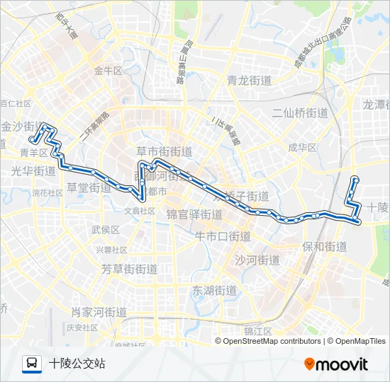 公交5路的线路图