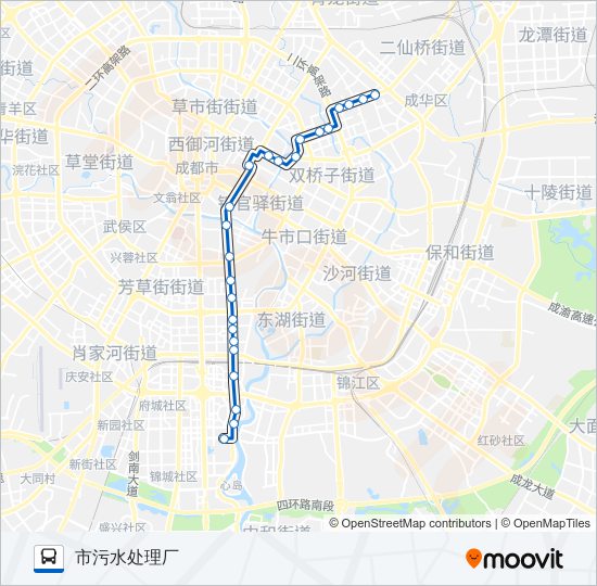 6路 bus Line Map