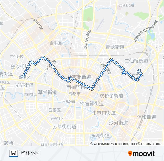 公交7路的线路图