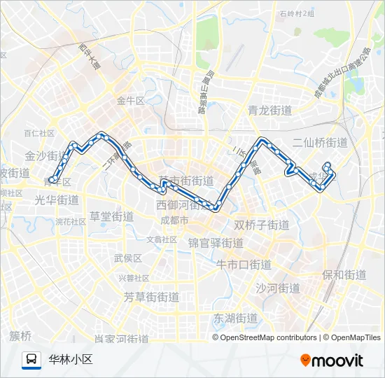 公交7路的线路图