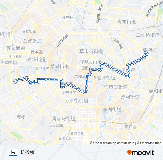 8路 bus Line Map