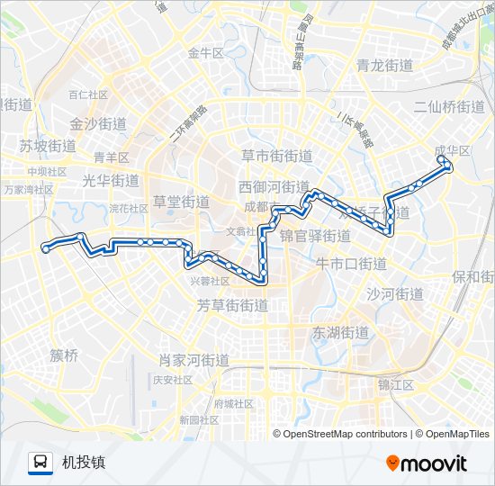 公交8路的线路图
