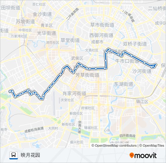 公交10路的线路图