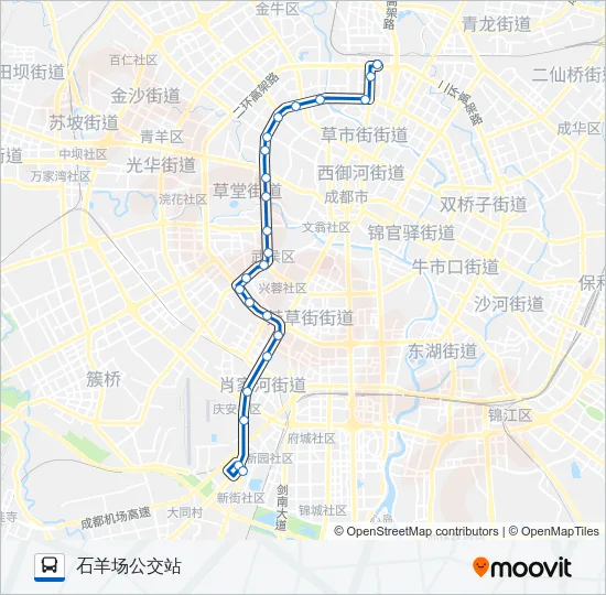 公交11路的线路图
