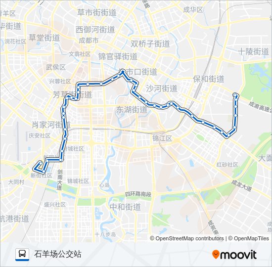 12路 bus Line Map