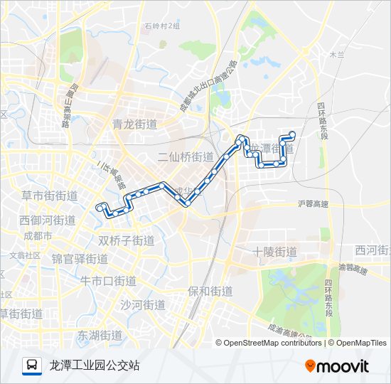 公交14路的线路图