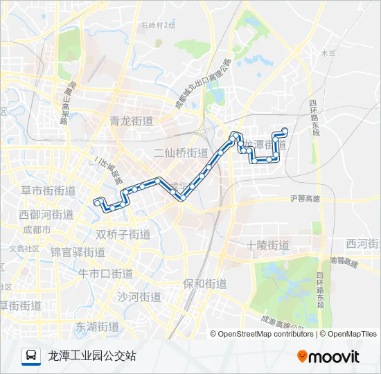 公交14路的线路图