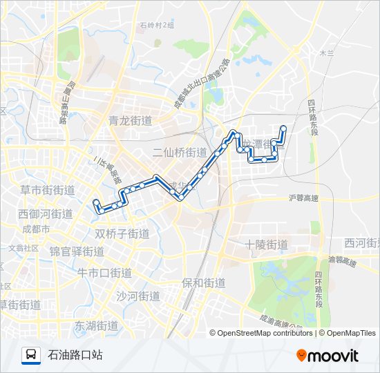 公交14路的线路图