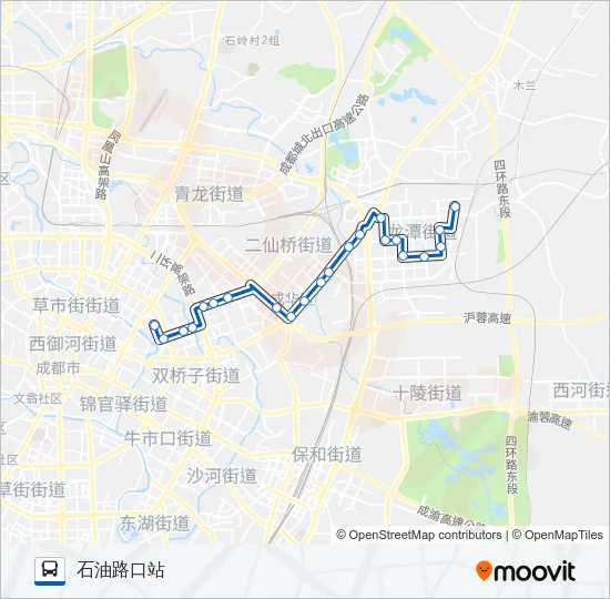 公交14路的线路图