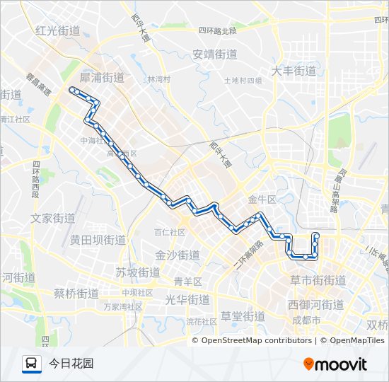 楚雄17路公交车路线图图片
