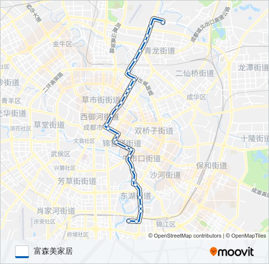 公交18路的线路图