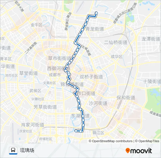 公交18路的线路图