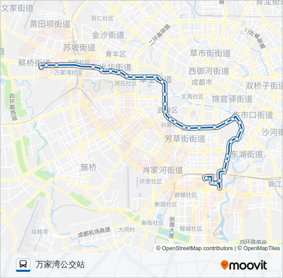 公交19路的线路图