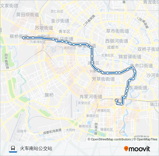公交19路的线路图