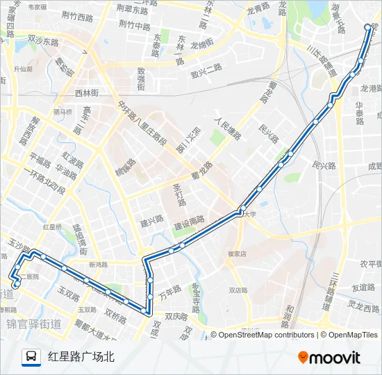 公交20路的线路图
